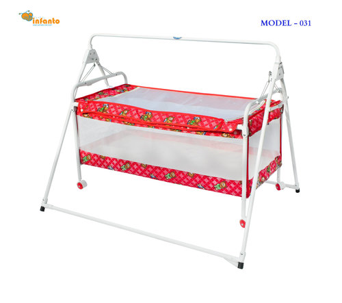 Ms Attractive Red Color Sleeping Bassinet For Baby