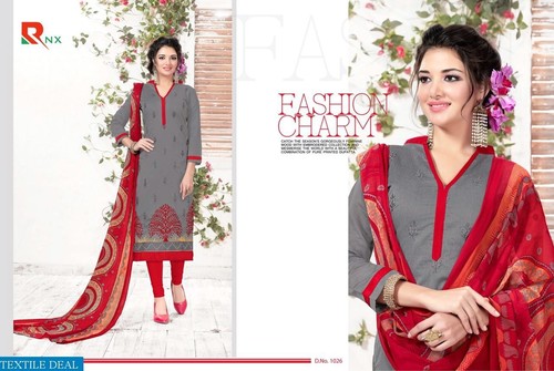 Chanderi Suit Material Decoration Material: Paint