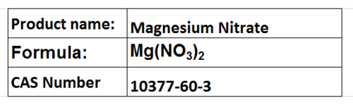 Magnesium Nitrate
