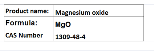 Magnesium oxide