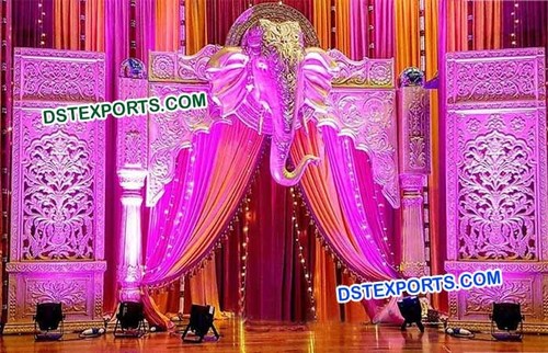 Wedding Flower Carved Backdrop Panels