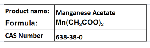 Manganese Acetate - Crystalline, 99% Purity, CAS 6338-38-0 | Catalyst, Desiccant, Fertilizer, Water Soluble, 25kg Bag