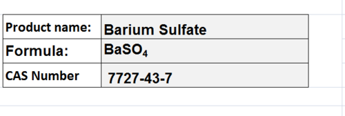 Barium Sulfate