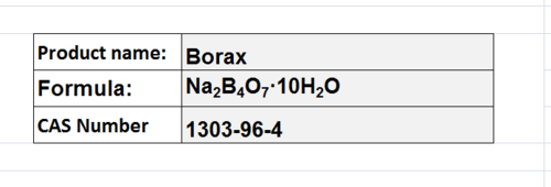 Borax - White Powder Na2B4O7Â·10H2O 25kg Bags | Water Soluble Industrial Grade Multipurpose
