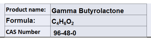 Gamma Butyrolactone