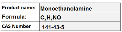 Monoethanolamine
