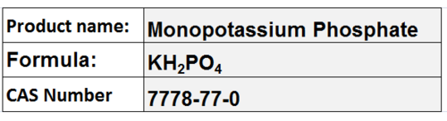 Monopotassium Phosphate
