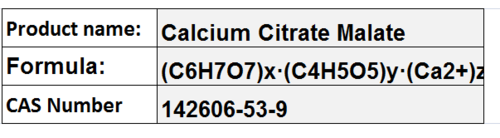 Calcium Citrate Malate