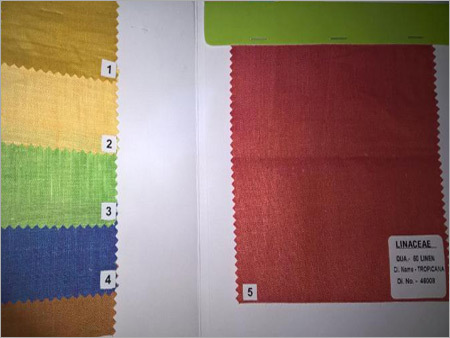 Cotton Linen Sample Dyed