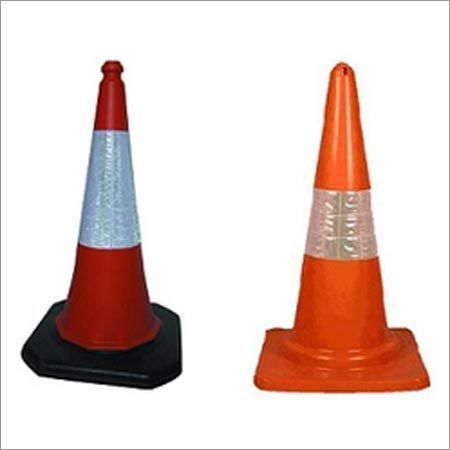 Traffic Cones - 750mm Flexible Plastic | UV Stabilized, Highly Reflective Sleeve, Heavy Rubber Base, Versatile for Road Safety Accessories