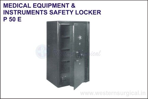 Medical Equipment And Instrument Safety Locker - Color: Grey