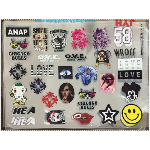 Digital Heat Transfer Sticker - PET Material Up to 8 Colors with Foil & Glitter | Euro Standard Compliant Non-Toxic and Safe for Garment Applications