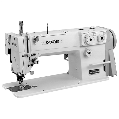 Single Needle Adjustable Top And Bottom Feed Lock Stitcher With Thread Trimmer