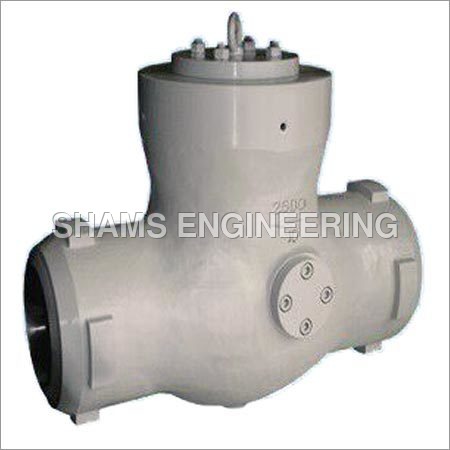 Pressure Seal Check Valve Application: Water