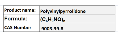 Polyvinylpyrrolidone Polyvinylpyrrolidone