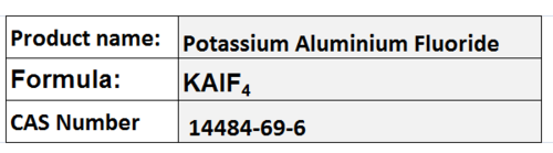 Potassium Aluminium Fluoride Potassium Aluminium Fluoride