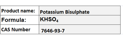 Potassium Bisulphate - White Crystalline Powder CAS 7646-93-7 | High Purity Acidic Salt Winemaking Additive