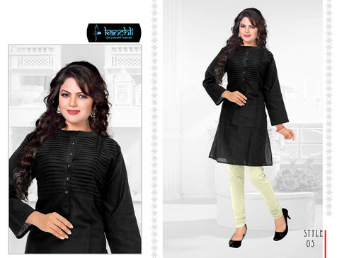 Ladies Cotton Kurtis - Ethnic Casual Wear, 1016mm Length, Available in Sizes L, M, XL, XXL