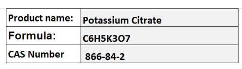 Potassium Citrate - White Hygroscopic Powder, CAS 866-84-2 | Food Additive, High Purity, Potassium Source, Water Soluble