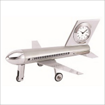 Metal Aeroplane Shape Clock
