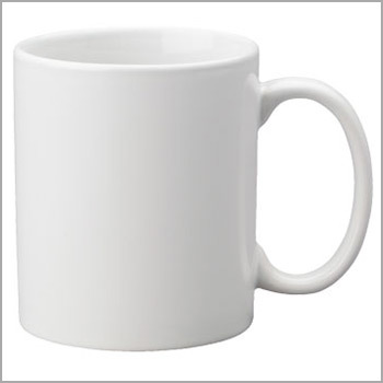 Mug-Party Theme - Ceramic 11oz, 3.75" H x 3.25" Dia, C-Handle | Durable, Customizable, Promotional Gift Mug