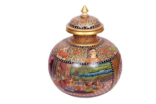 Antique Marble Painted Matka