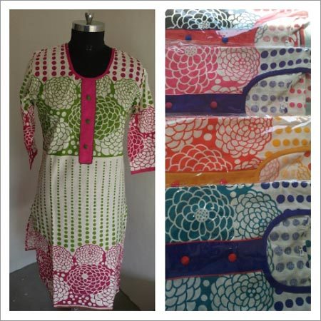 Cotton Printed Kurtis