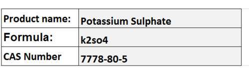 Potassium Sulphate