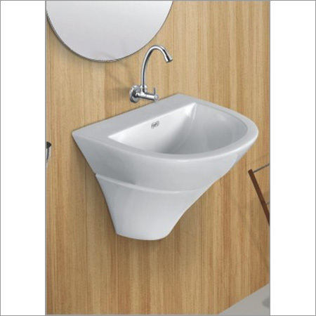 Basin with Half pedestal