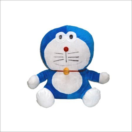 Sublimation Doraemon - Polyester Material, Soft Touch, Blue and White Color | Handmade Design, Hug-able Plush for Kids' Joy
