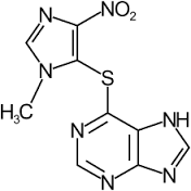 Azathioprine &#8206;C9H7N7O2S