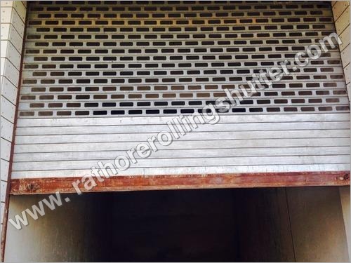 Iron Rolling Shutter - Iron Sheet Material, Manual Upside Rolling Operation | Insulated Exterior Design, 1 Piece