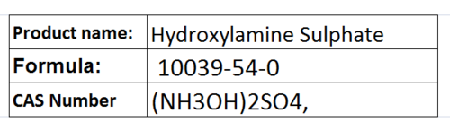 Hydroxylamine Sulphate