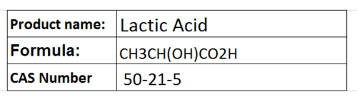 Lactic Acid