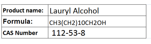 Lauryl Alcohol