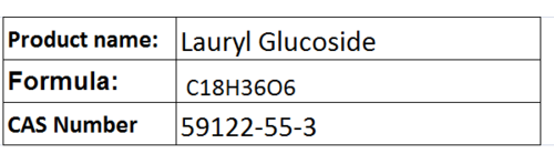 Lauryl Glucoside
