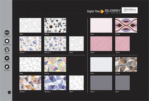 Brown Digital Glossy Wall Tiles