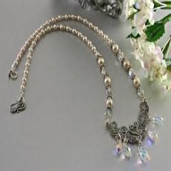 Silver Bead Necklace
