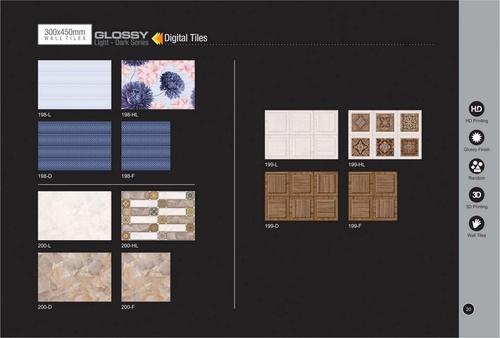 Blue Stylish Design Wall Tiles