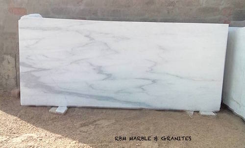 Matawar Marble - Makrana Matawar White Marble Slabs 15mm+ Thick, Polished Finish | Custom Sizes Available, Ideal for Elegant Interiors