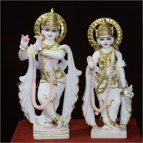 Marble Radha Krishna Murti