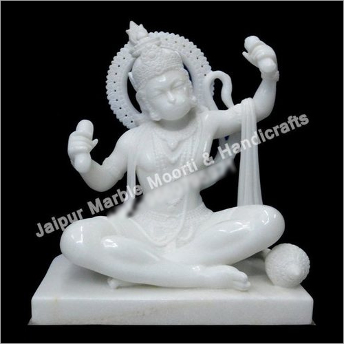 White Marble Hanuman Moorti