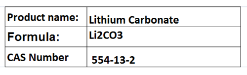 Lithium Carbonate - White Powder, 25kg Bags, 99.5% Purity | Metal Oxide Processing, Ceramics, Glass, Battery Manufacturing