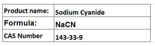 Sodium Cyanide - White Solid 143-33-9 1.6 g/cmÂ³ | High Reactivity Metal Affinity Water Soluble Gold Extraction