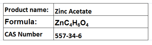 Zinc Acetate