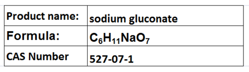 sodium gluconate