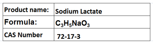 Sodium Lactate - White Crystalline Powder CAS 72-17-3 | Food Additive Fermentation-Derived Salt of Lactic Acid