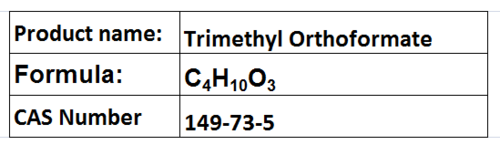 Trimethyl Orthoformate - Colorless Liquid, Boiling Point 102°C | High Purity, Versatile, Cost-Effective