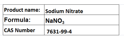 Sodium Nitrate