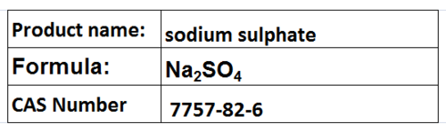 sodium sulphate sodium sulphate